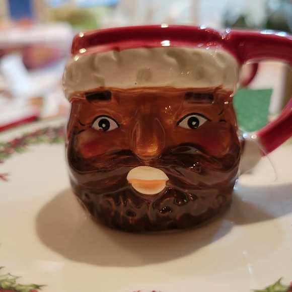 Mini Santa Mugs (6) ~ Sleigh Bell Bistro ~ Retro Look ~ Christmas ~ NWT - Picture 11 of 12